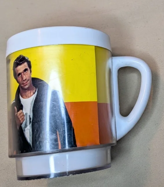 The Fonz cup By Dawn Happy Days Fonzie Henry Winkler Arthur Fonzarelli, изображение 3