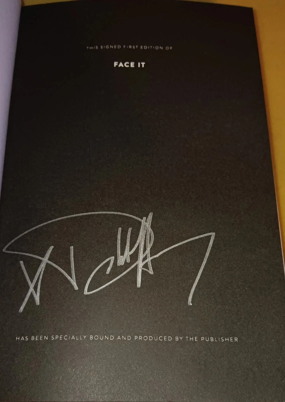 DEBBIE HARRY Signed Autographed FACE IT Hardcover Book BLONDIE, image 2