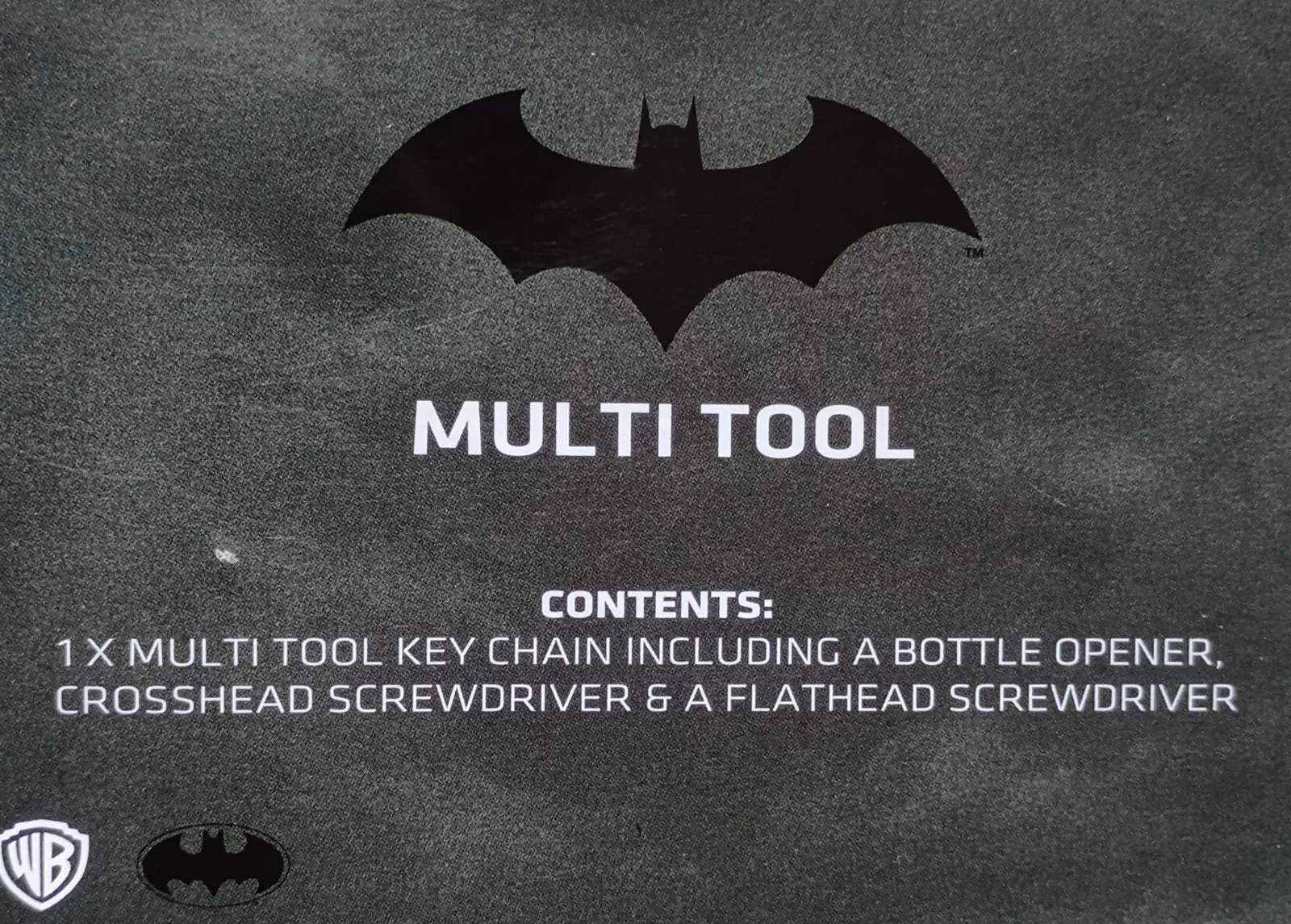 Batman Multi-tool Keyring bottle opener screwdriver NEW, image 3