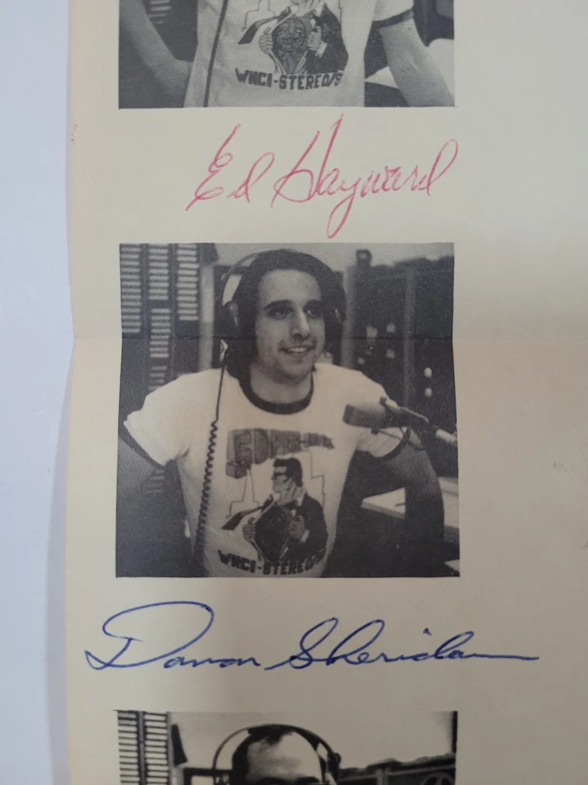 Station DeeJays — WNCI - STEREO/98 - COLUMBUS - 70'S - PROMOTIONAL DEEJAY LISTING - SIGNATURES, image 3