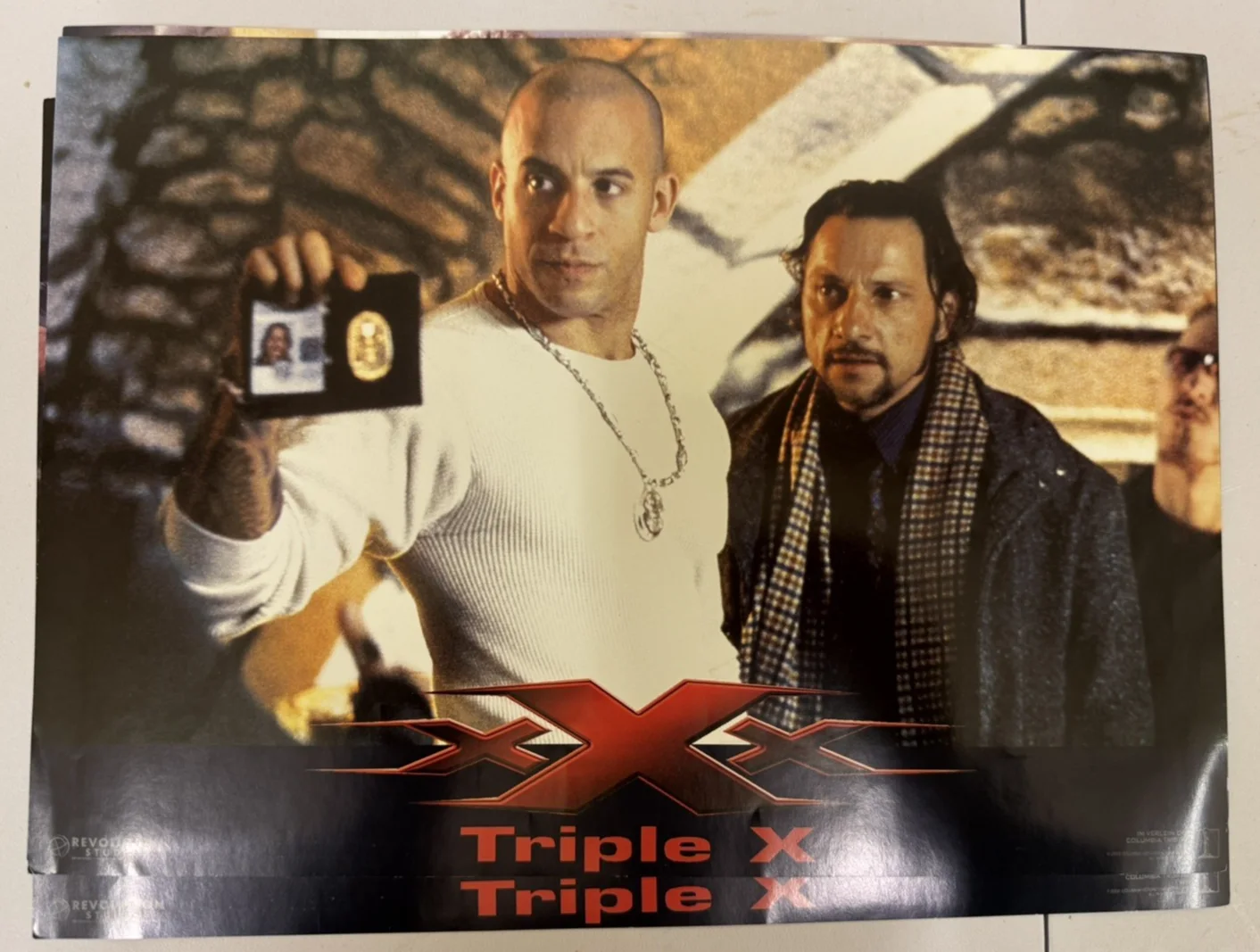 Vin Diesel xXx TRIPLE X lobby cards 8 original vintage stills 2002, изображение 3