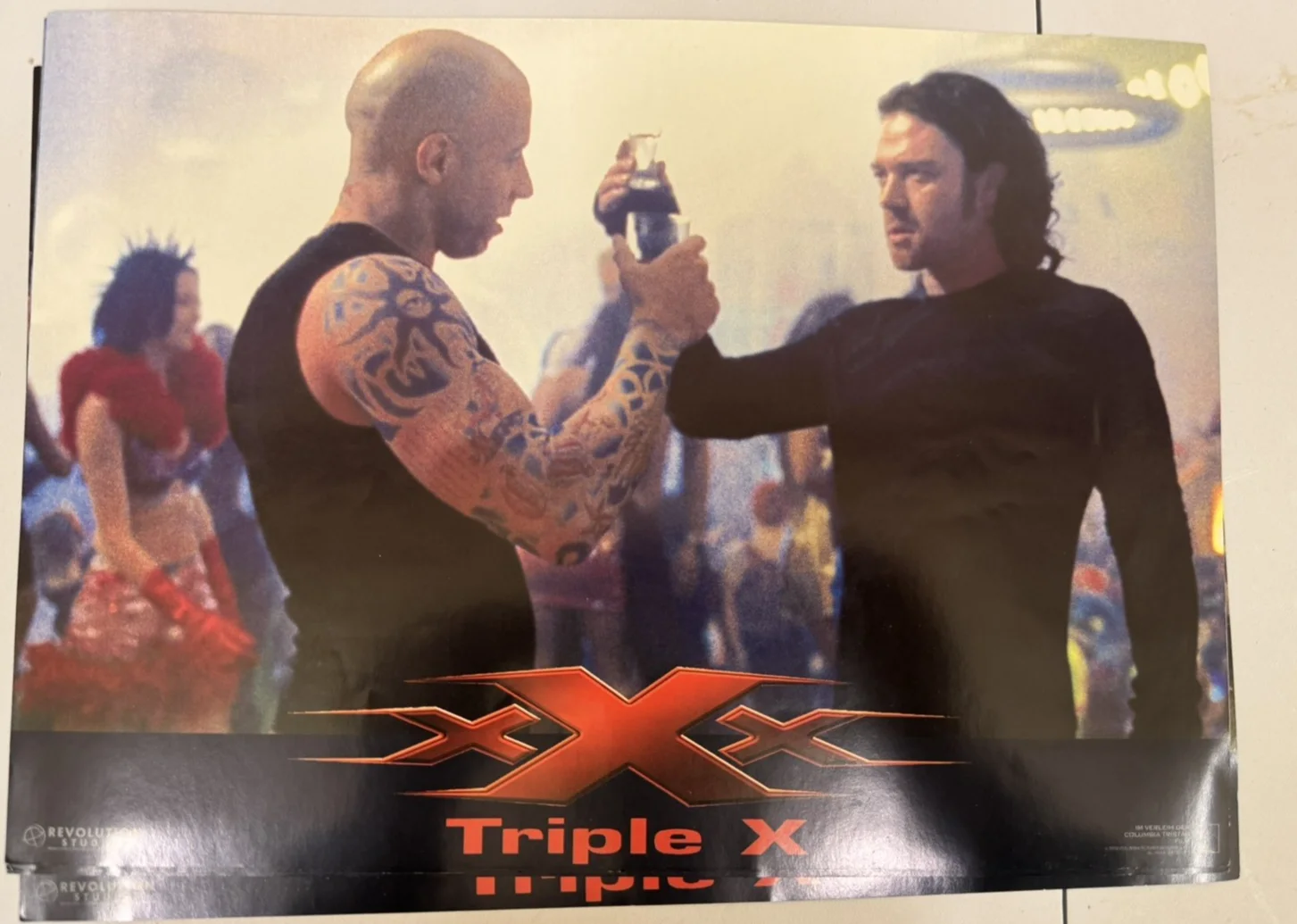 Vin Diesel xXx TRIPLE X lobby cards 8 original vintage stills 2002, изображение 5
