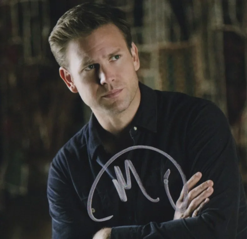 MATTHEW MATT DAVIS hand-signed THE VAMPIRE DIARIES 8x10 uacc rd coa NICE CLOSEUP, изображение 2