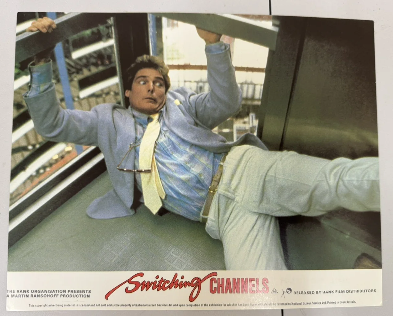 SWITCHING CHANNELS ORIGINAL 8X10 LOBBY CARD SET OF 8 1988 BURT REYNOLDS REEVE, изображение 4