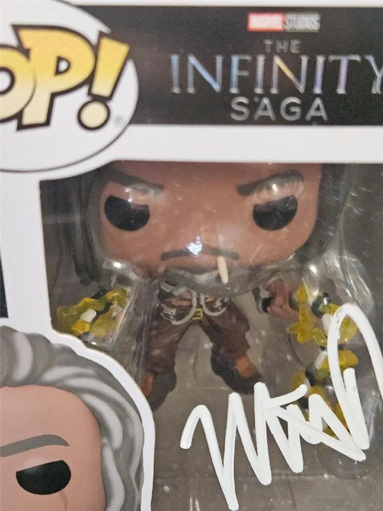 MICKEY ROURKE — MICKEY ROURKE HAND SIGNED AUTOGRAPHED FUNKO POP! 1477 INFINITY SAGA WHIPLASH COA, image 4
