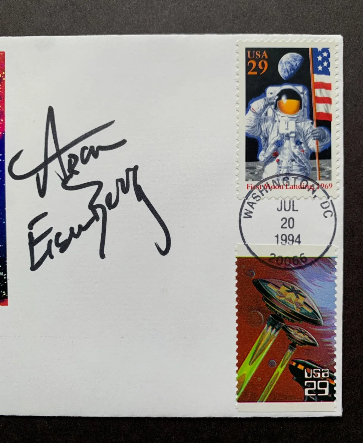Aron Eisenberg — ARON EISENBERG "Nog" signed STAR TREK First Day Cover FDC, with COA, изображение 5