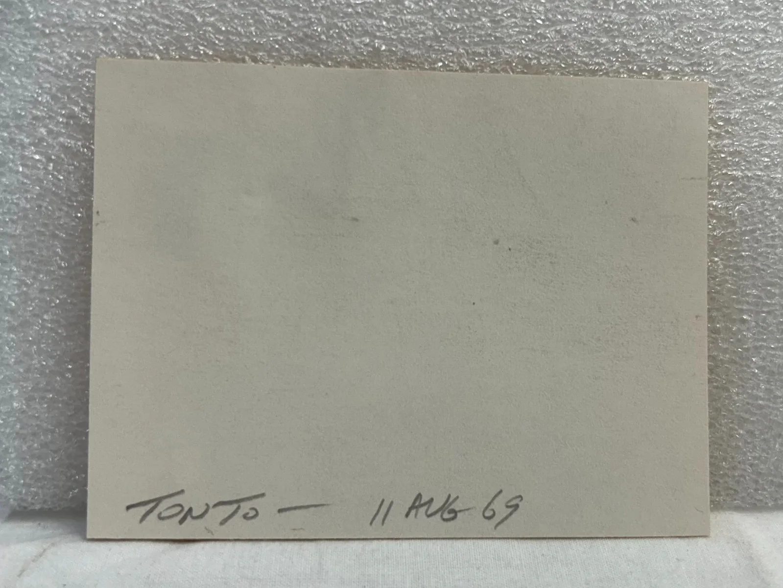 Jay Silverheels Tonto — Jay Silverheels "Tonto" Character Autograph - Circa 1969, image 3
