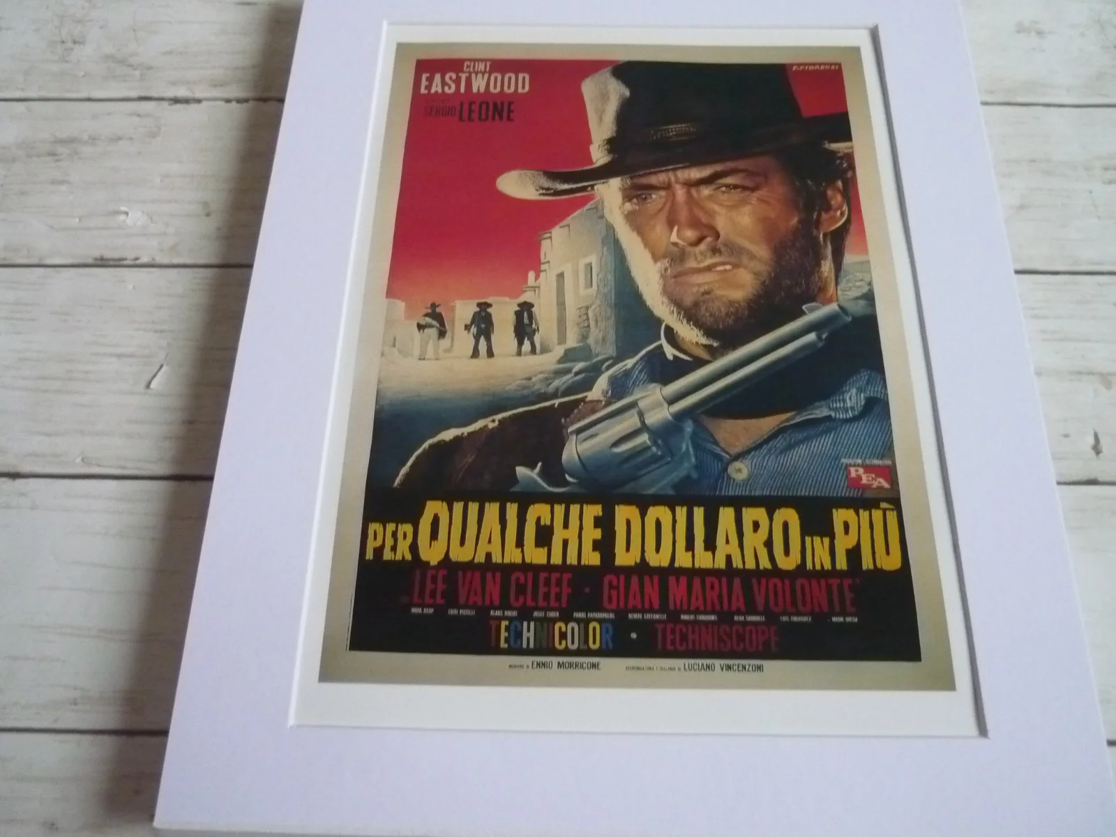 14x11 Framed poster For a Few Dollars More Per qualche dollaro in più italy, изображение 2