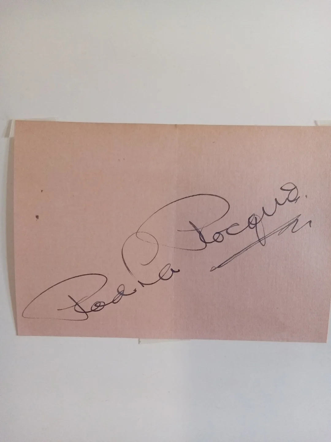 Rod La Rocque Signed Cut Silent Film Star JSA Authenticated, image 2