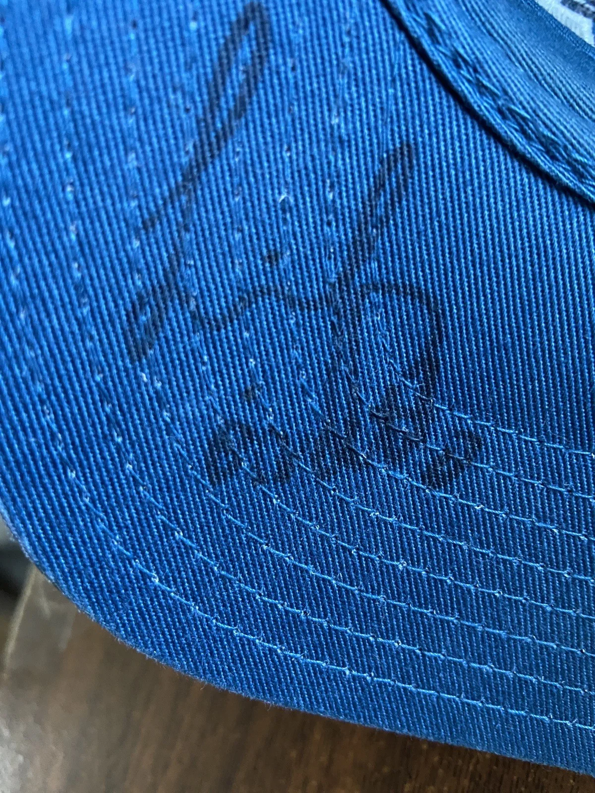 unknown names — Minnesota Green and White Lynx Cap w/autographs on underside of bill, image 5