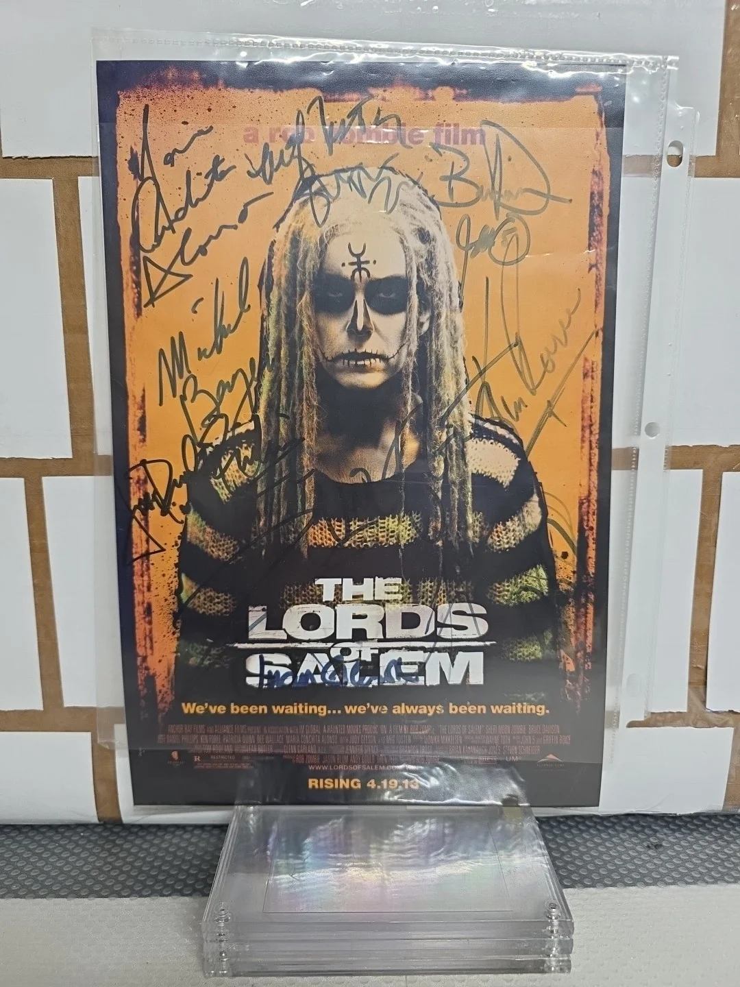 Patricia Quinn — The Lords Of Salem Cast Autographed Mini Movie Poster