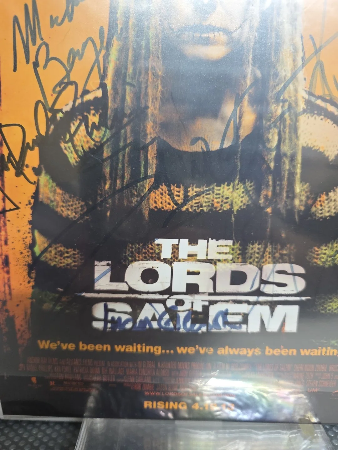 Patricia Quinn — The Lords Of Salem Cast Autographed Mini Movie Poster, изображение 2