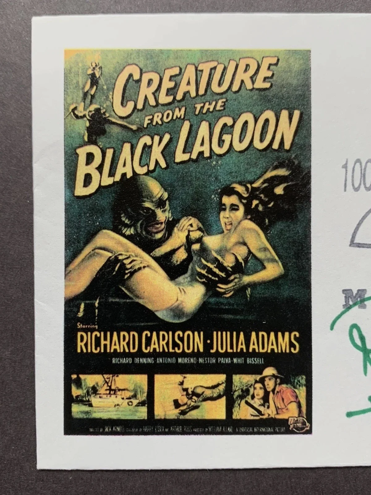 Ricou Browning — RICOU BROWNING signed First Day Cover FDC, with COA. Creature From Black Lagoon, image 4