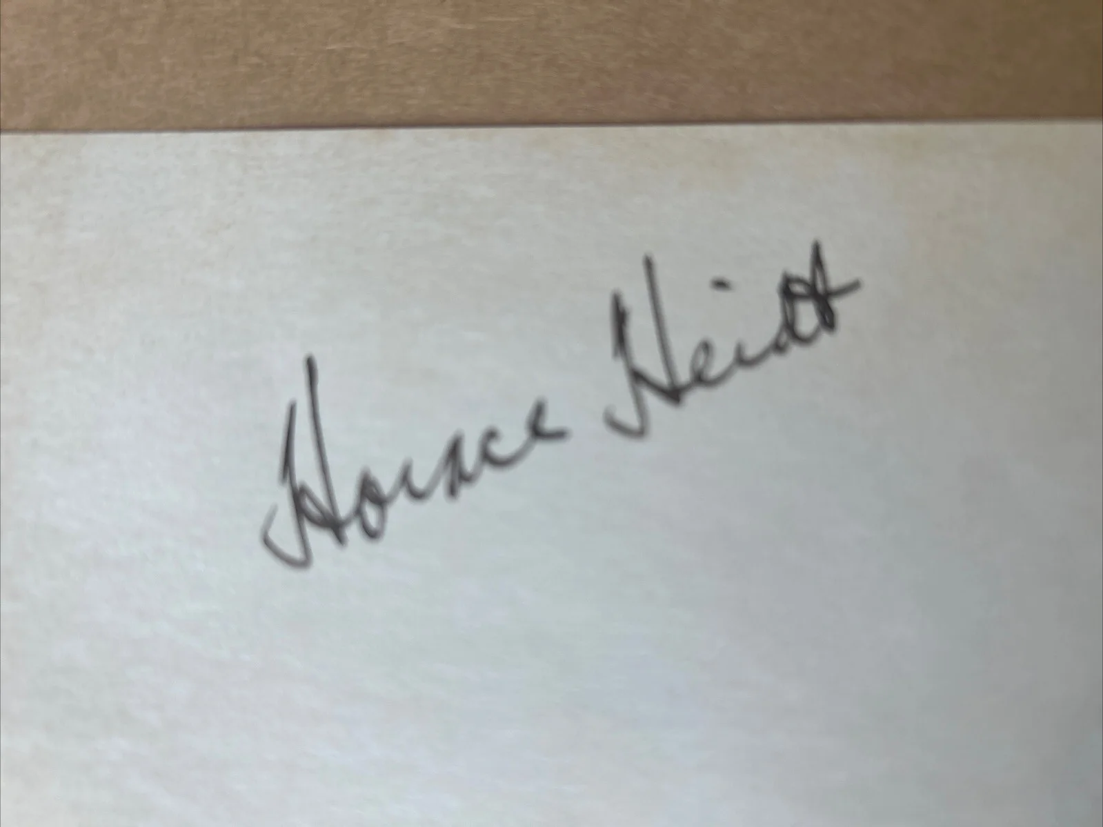 Horace Heidt Signed Card Autographed Authentic Signature, image 4