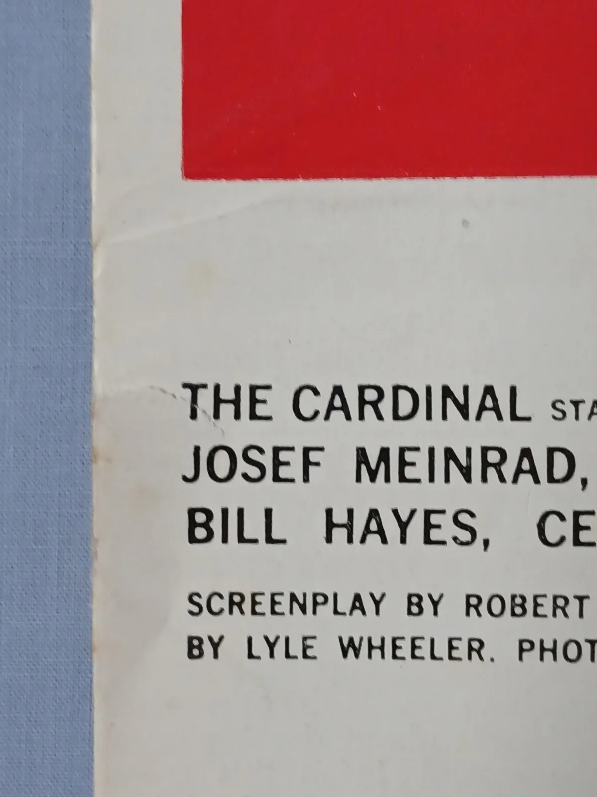 THE CARDINAL (1963) rare original UK Exhibitors Campaign Press Book, image 2