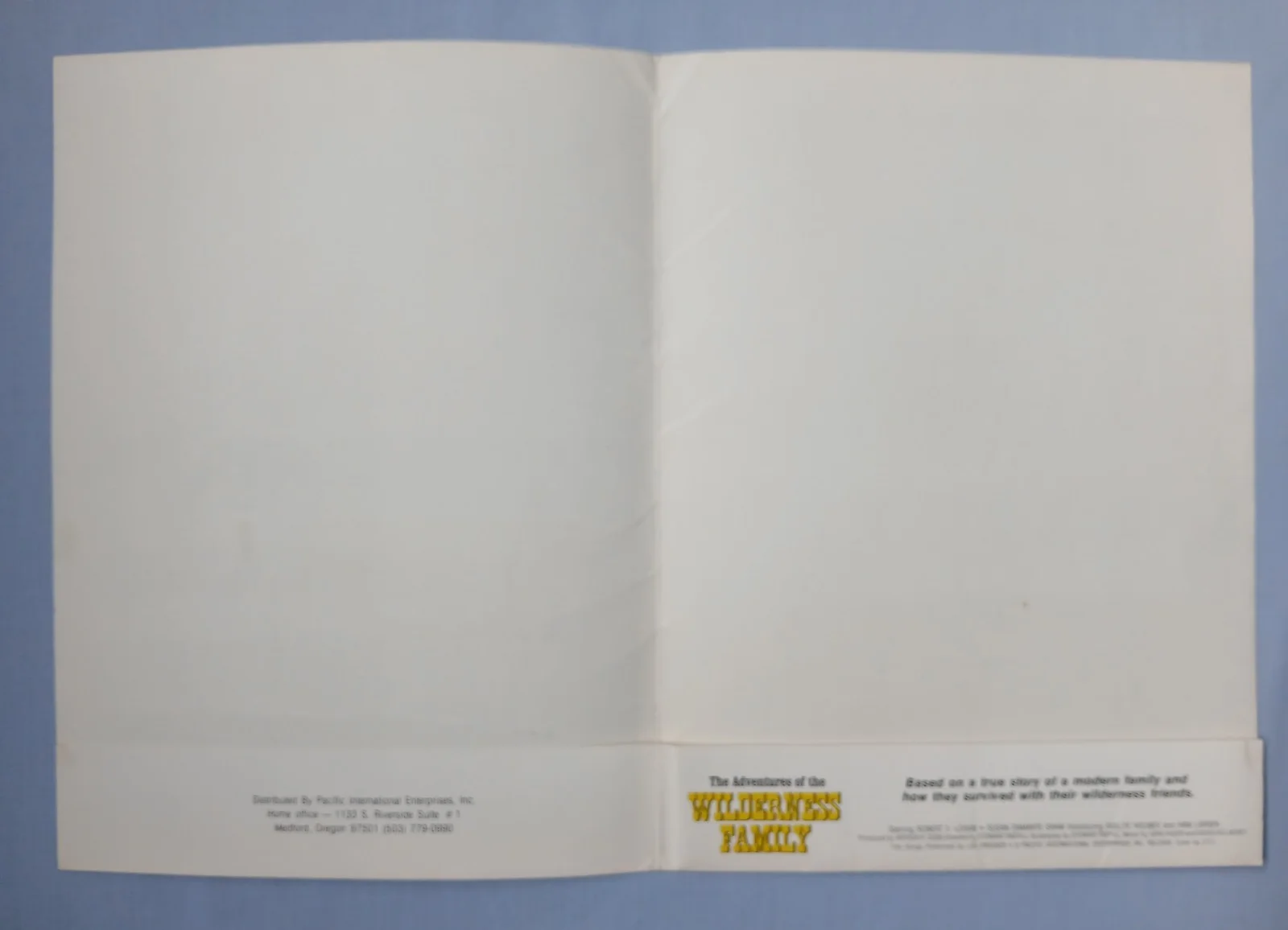THE ADVENTURES OF THE WILDERNESS FAMILY (1975) original UK Campaign Press Kit, изображение 3