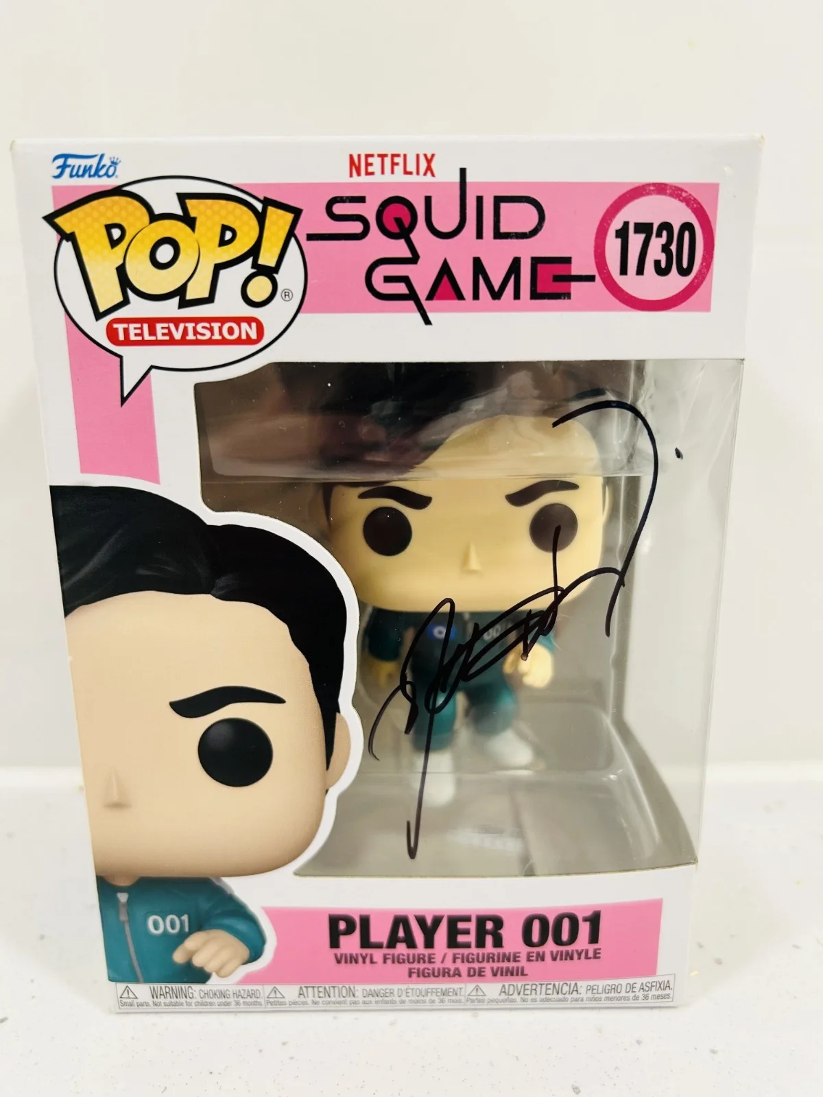 Byung-hun Lee Signed Player 001 Funko 1730 Funko pop With Video evidence, изображение 3