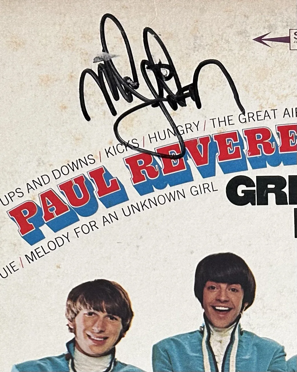 Paul Revere & The Raiders "Greatest Hits" Vinyl - Signed - Paul + 1 - Photo Book, изображение 4