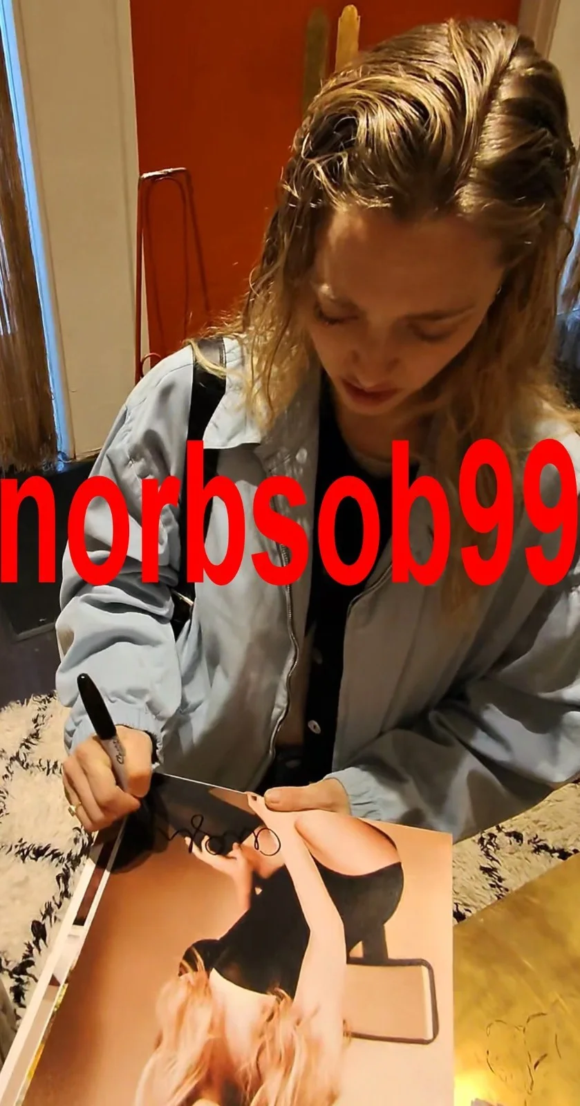 AMANDA SEYFRIED SIGNED THE HOUSEMAID 11x14 PHOTO B w/EXACT PROOF & AUTOGRAPH COA, image 3