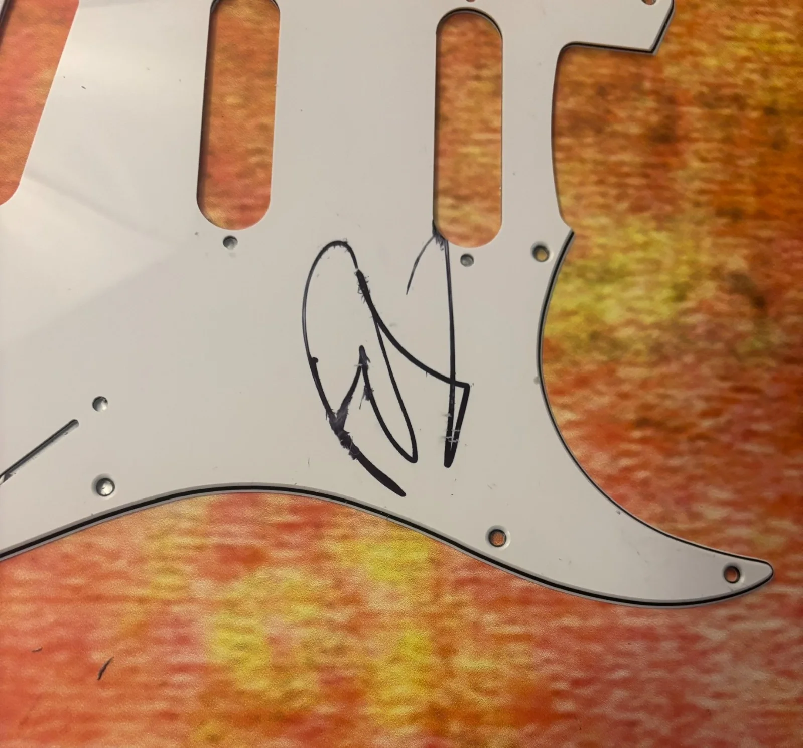 GFA Fitz and the Tantrums * MICHAEL FITZPATRICK * Signed Electric Pickguard COA, изображение 2