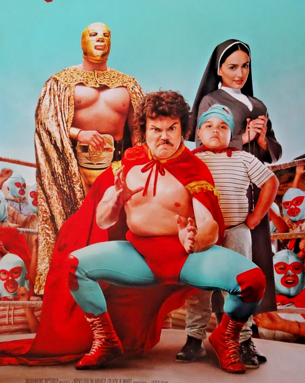 Nacho Libre Poster One Sheet Jack Black 2006 Mexican Wrestling, изображение 2