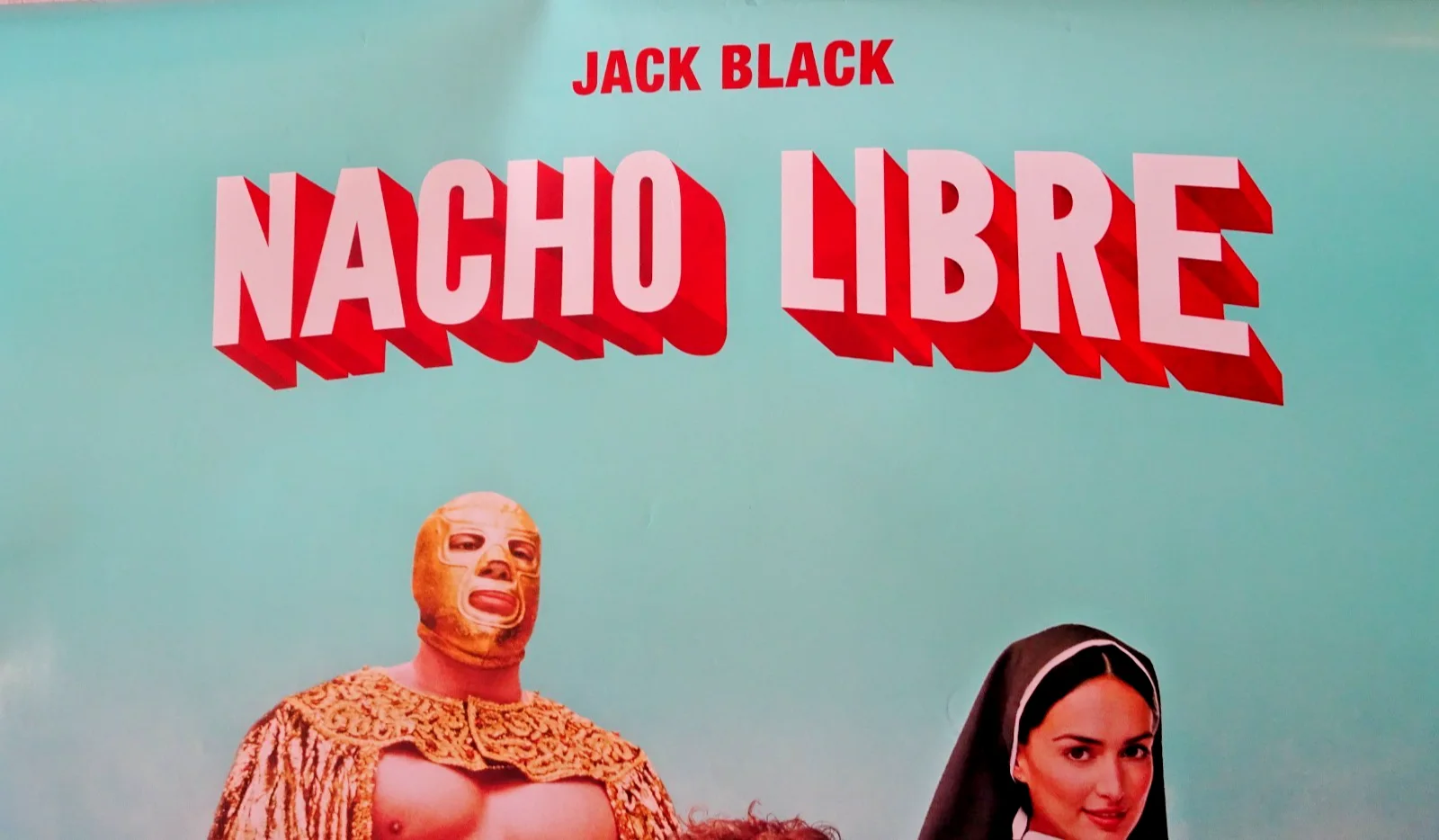Nacho Libre Poster One Sheet Jack Black 2006 Mexican Wrestling, изображение 3