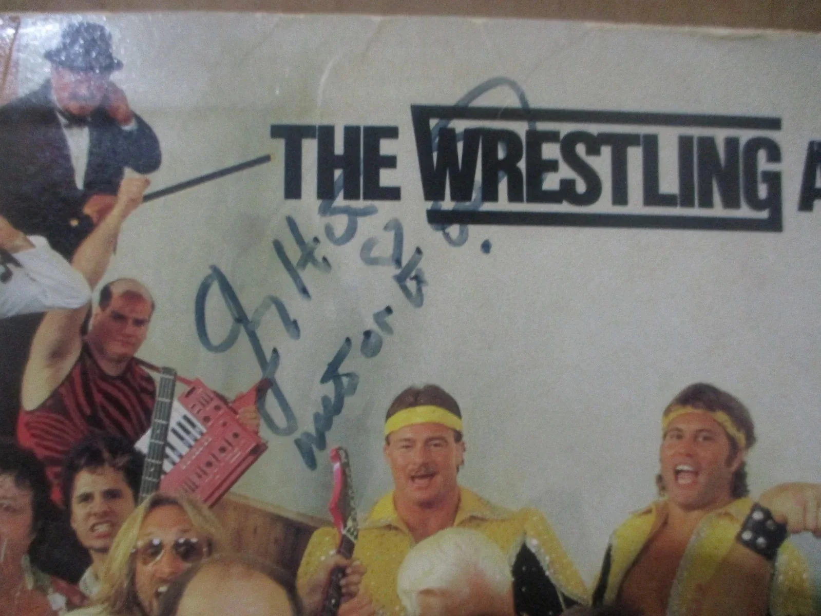 HULK HOGAN "ROWDY" RODDY PIPER + 2 AUTHENTIC SIGNED/AUTOGRAPHED RECORD-JSA CERT, image 5