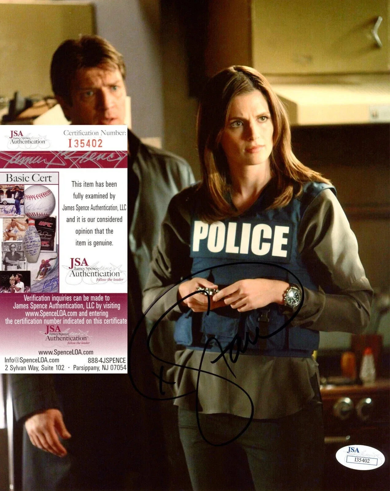 Stana Katic — Stana Katic Signed JSA COA Autographed 8X10 Kate Beckett Castle Photo Auto, image 2