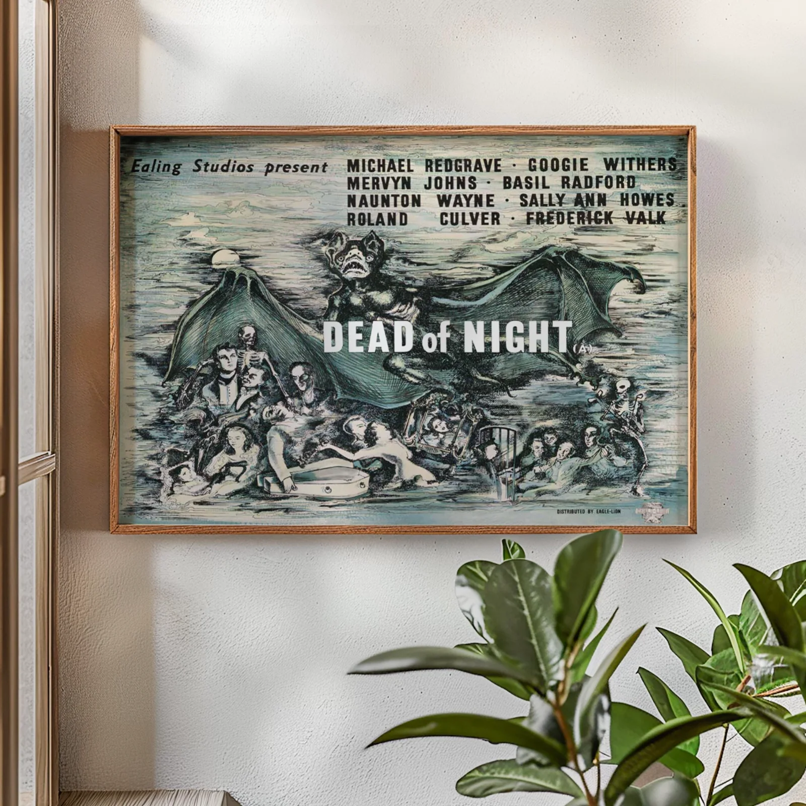 Dead Of Night 1945 Horror Film - Restored 22" x 28" US Half Sheet Poster, изображение 2