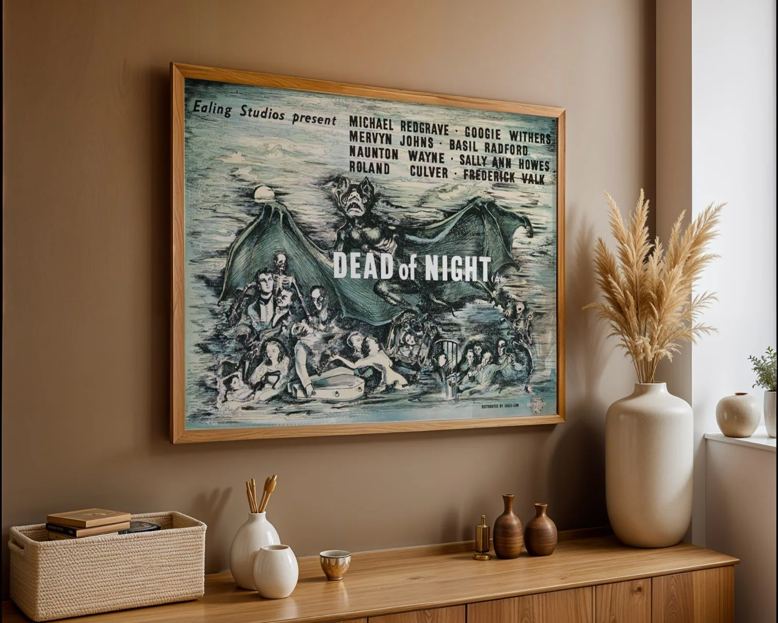 Dead Of Night 1945 Horror Film - Restored 22" x 28" US Half Sheet Poster, изображение 3