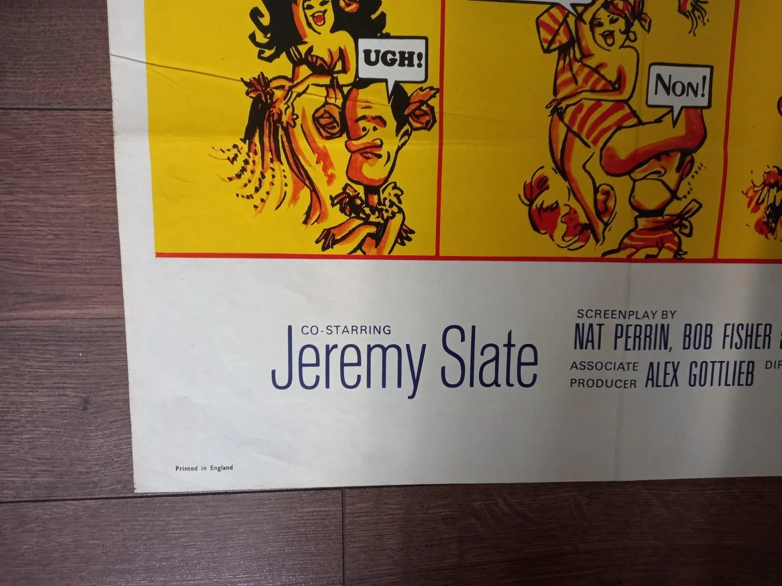 I'LL TAKE SWEDEN 1965 BRITISH QUAD POSTER BOB HOPE TUESDAY WELD FRANKIE AVALON, image 2