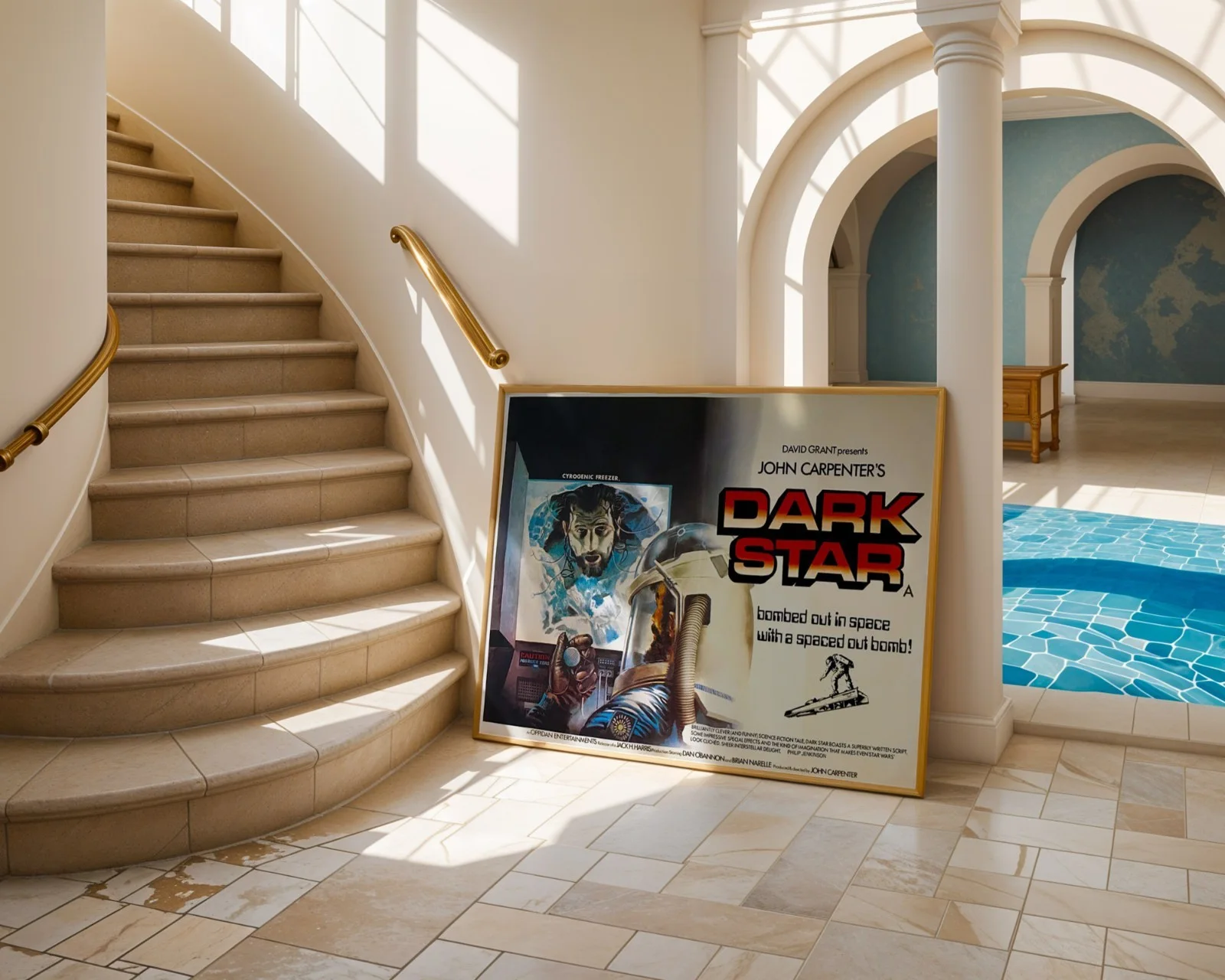 Dark Star 1974 Satirical Sci-Fi Film - Restored 30" x 40" UK Quad Poster, изображение 4