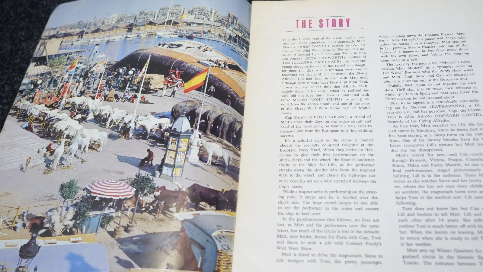 The Magnificent Showman Cinema Film Program John Wayne 1964, изображение 3