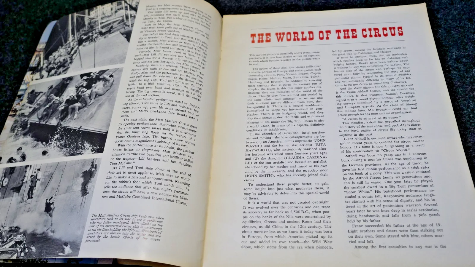 The Magnificent Showman Cinema Film Program John Wayne 1964, изображение 4