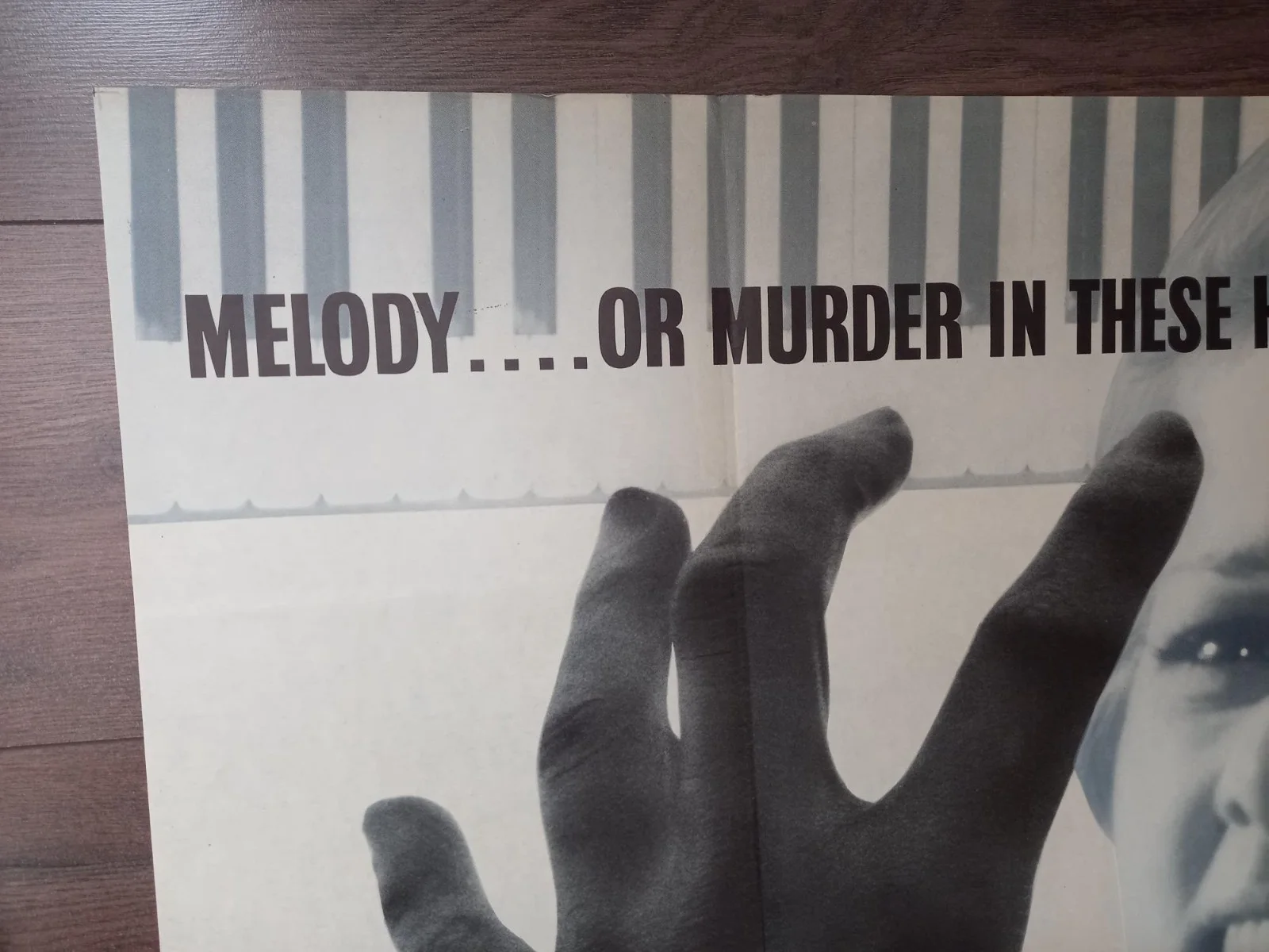 THE HANDS OF ORLAC 1960 BRITISH QUAD POSTER MEL FERRER CHRISTOPHER LEE, изображение 3