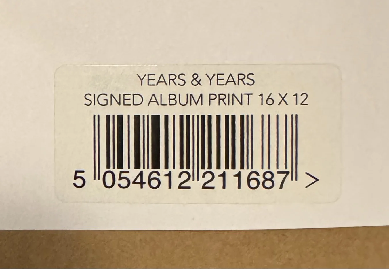 Olly Alexander - Years & Years - 16” x 12” Album Print - **SIGNED**, image 3