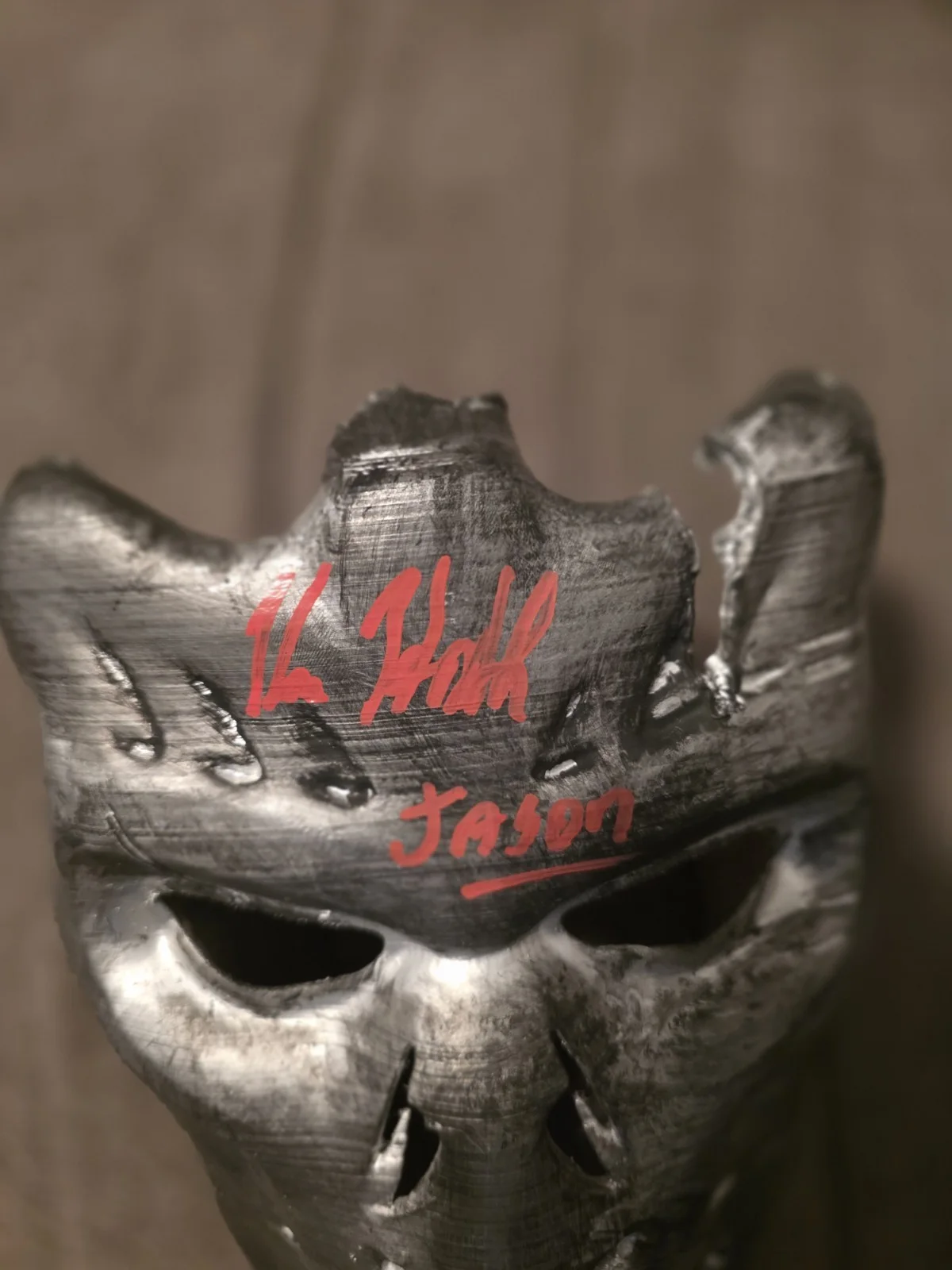 Jason X Mask Signed By Kane Hodder, image 3