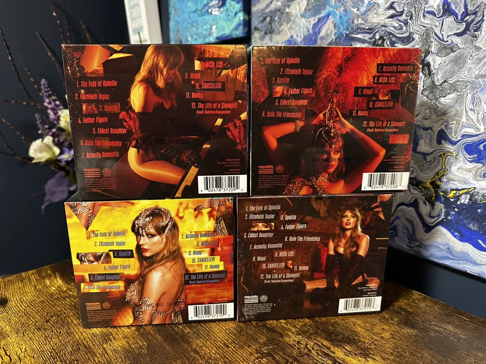 Taylor Swift The Life Of A Showgirl Limited Release Deluxe CD Set of 4 Sealed, изображение 3