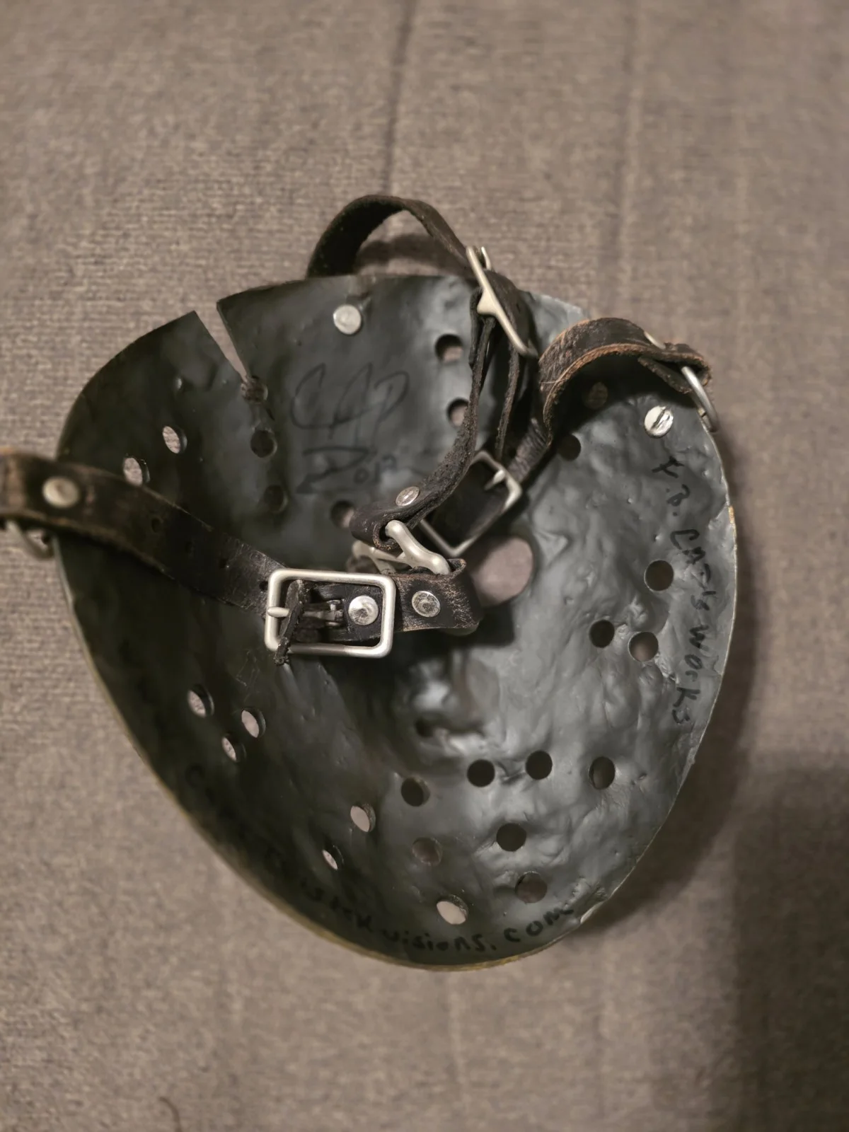 Jason Voorhees Signed Mask Kane Hodder, image 4