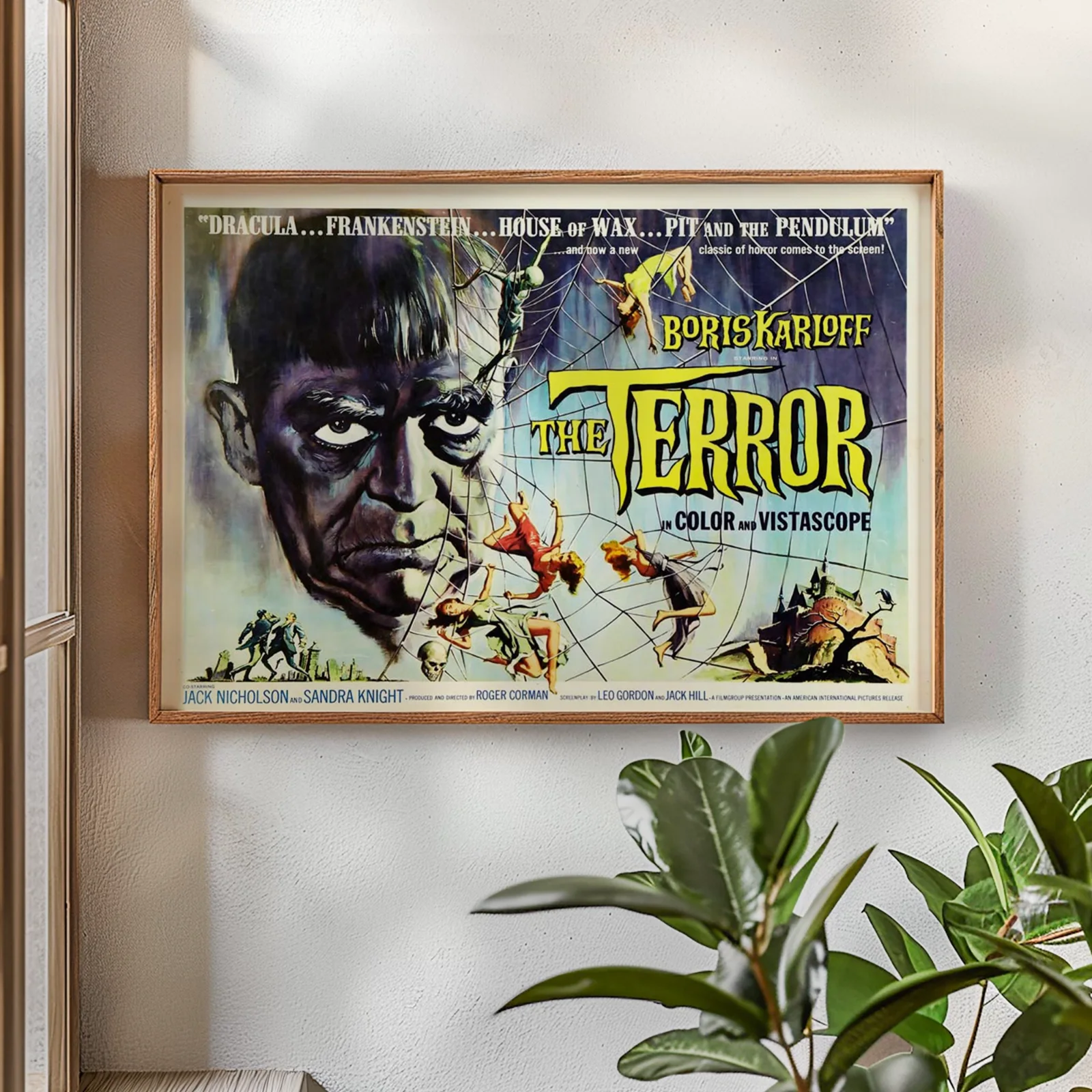Boris Karloff The Terror 1963 - Restored 30" x 40" UK Quad Poster, image 2