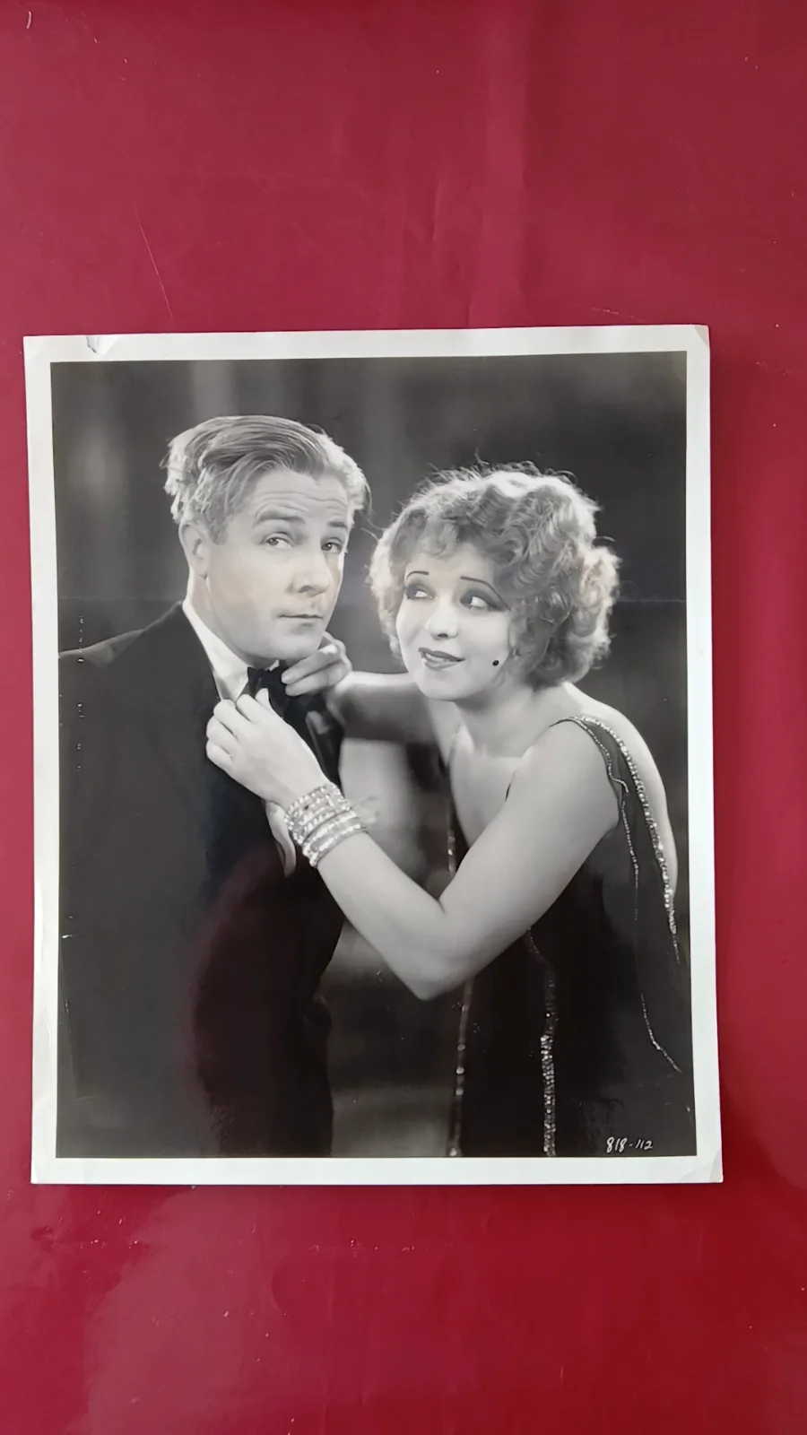 CLARA BOW - original vintage still HER WEDDING NIGHT 8" x 10" 1930 - SEE VIDEO, изображение 2