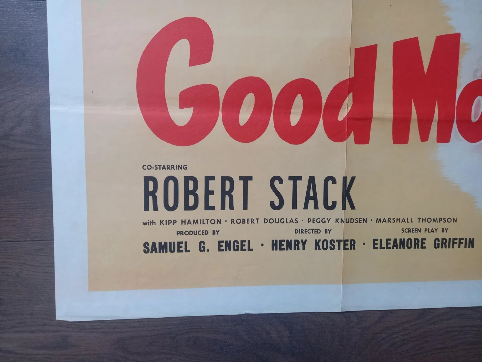 GOOD MORNING, MISS DOVE 1955 BRITISH QUAD POSTER JENNIFER JONES ROBERT STACK, изображение 2