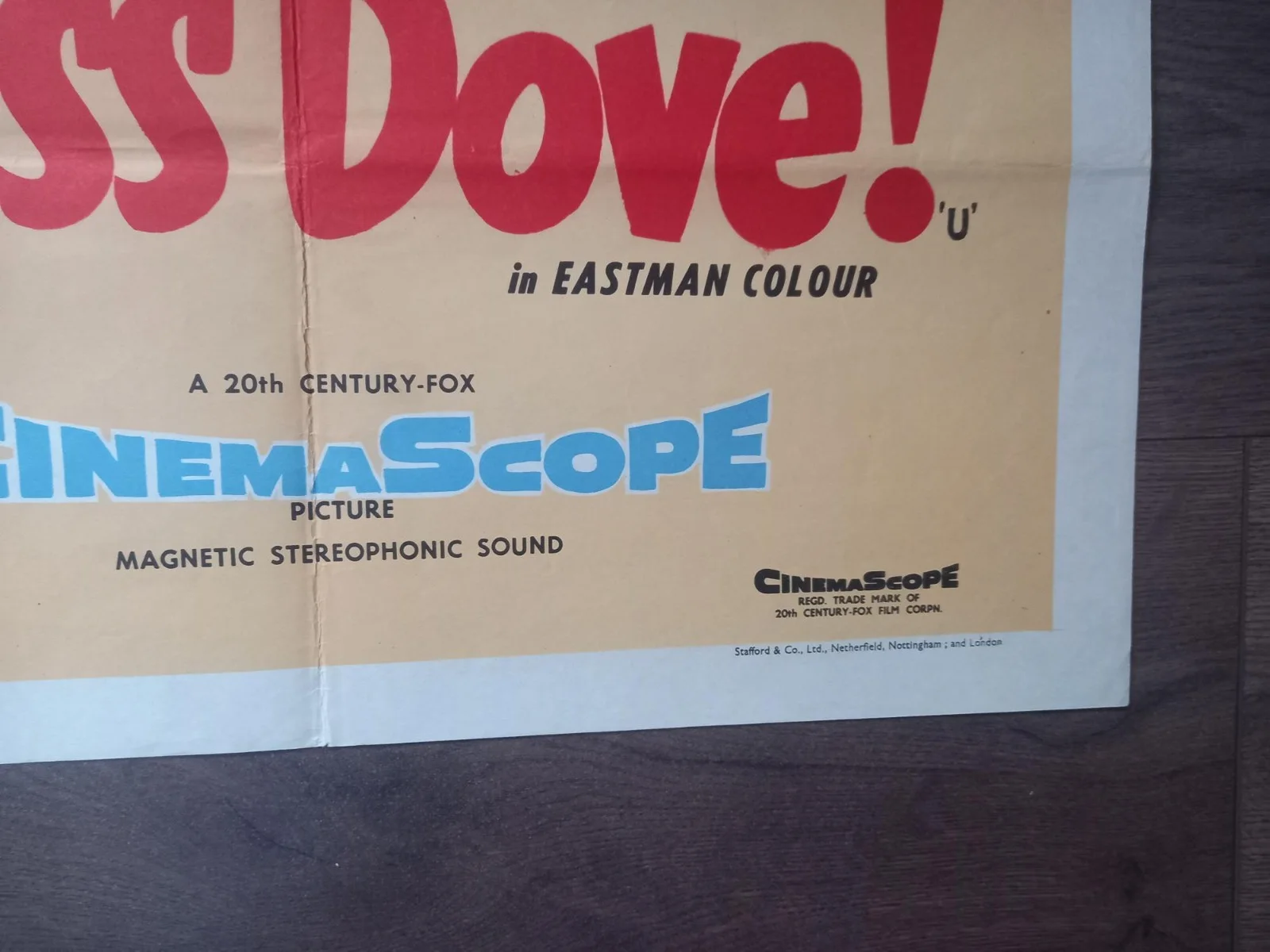 GOOD MORNING, MISS DOVE 1955 BRITISH QUAD POSTER JENNIFER JONES ROBERT STACK, изображение 5