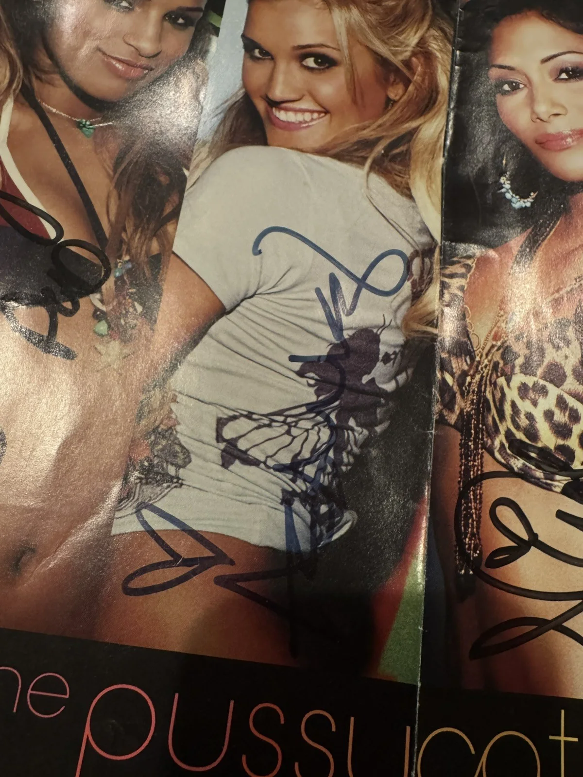 signed the pussycat dolls 11x17 poster autographed nicole scherzinger pcd, image 3