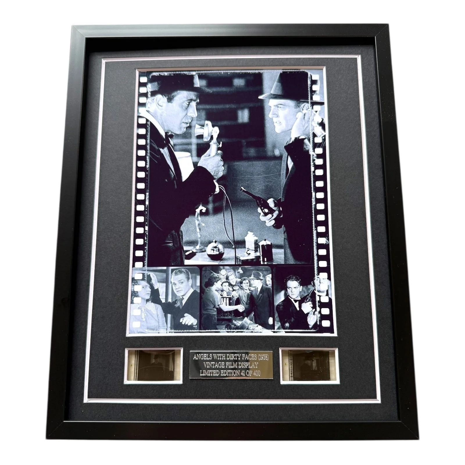 JAMES CAGNEY Angels With Dirty Faces BOGART VINTAGE FILM CELLS FRAMED FILM NOIR, изображение 2