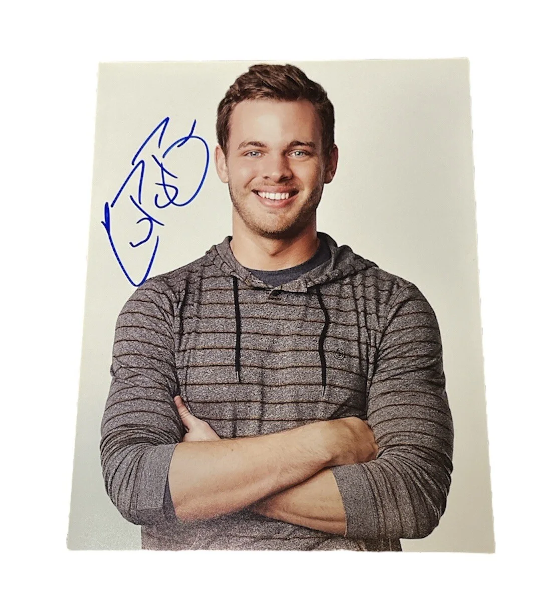 Clark Beckham — Clark Beckham Signed 8.5x11 Photo! Runner Up on Season 14 American Idol!