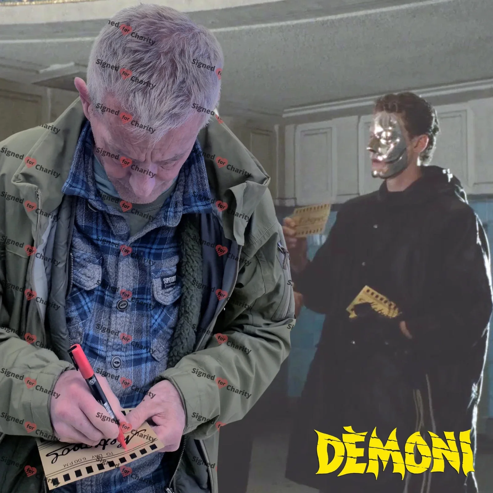 Michele Soavi — Metropol Cinema Ticket Demons 1985 Signed by Michele Soavi Limited Edition 1/20, изображение 2