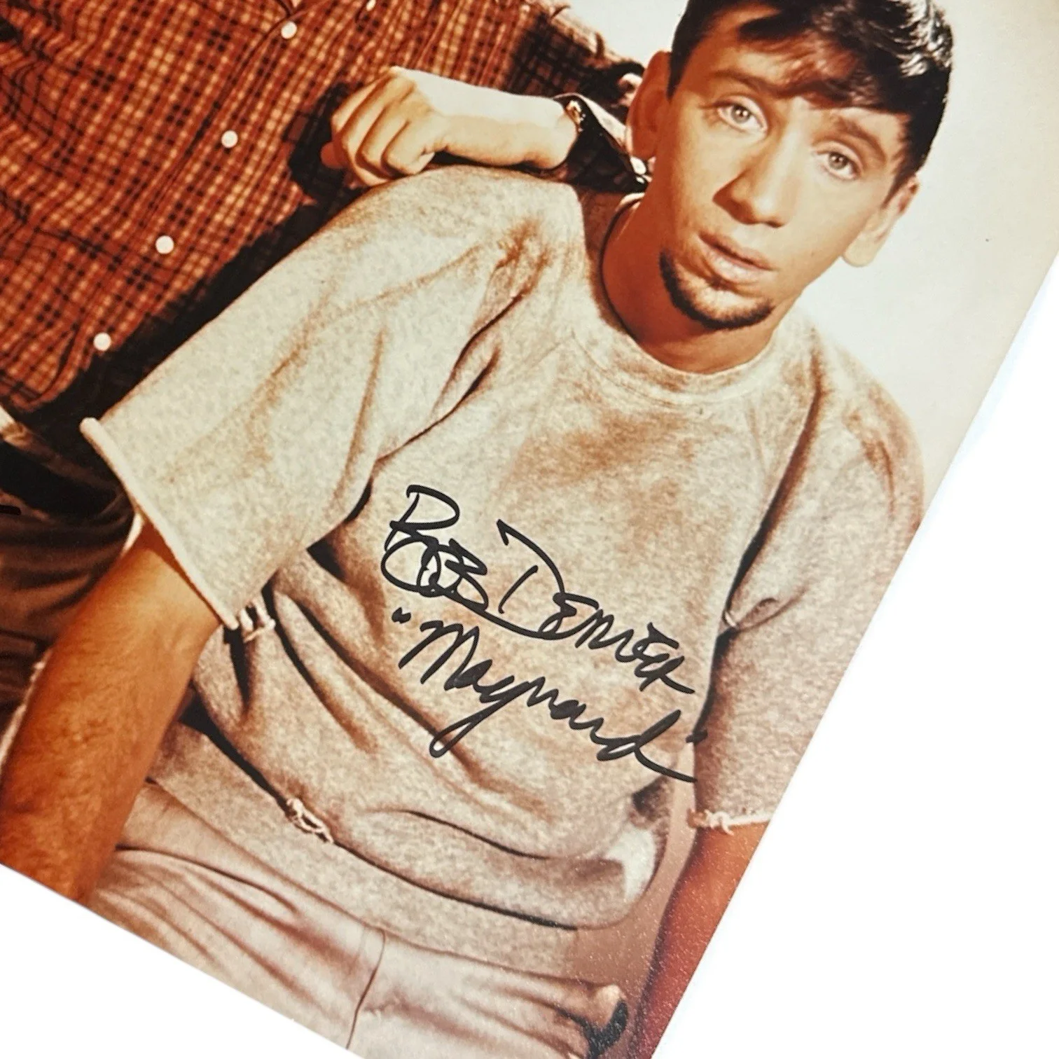 Bob Denver, Dwayne Hackman — Dobie Gillis Cast Autograph 8x10 Photo Signed by Bob Denver & Dwayne Hackman!, изображение 2