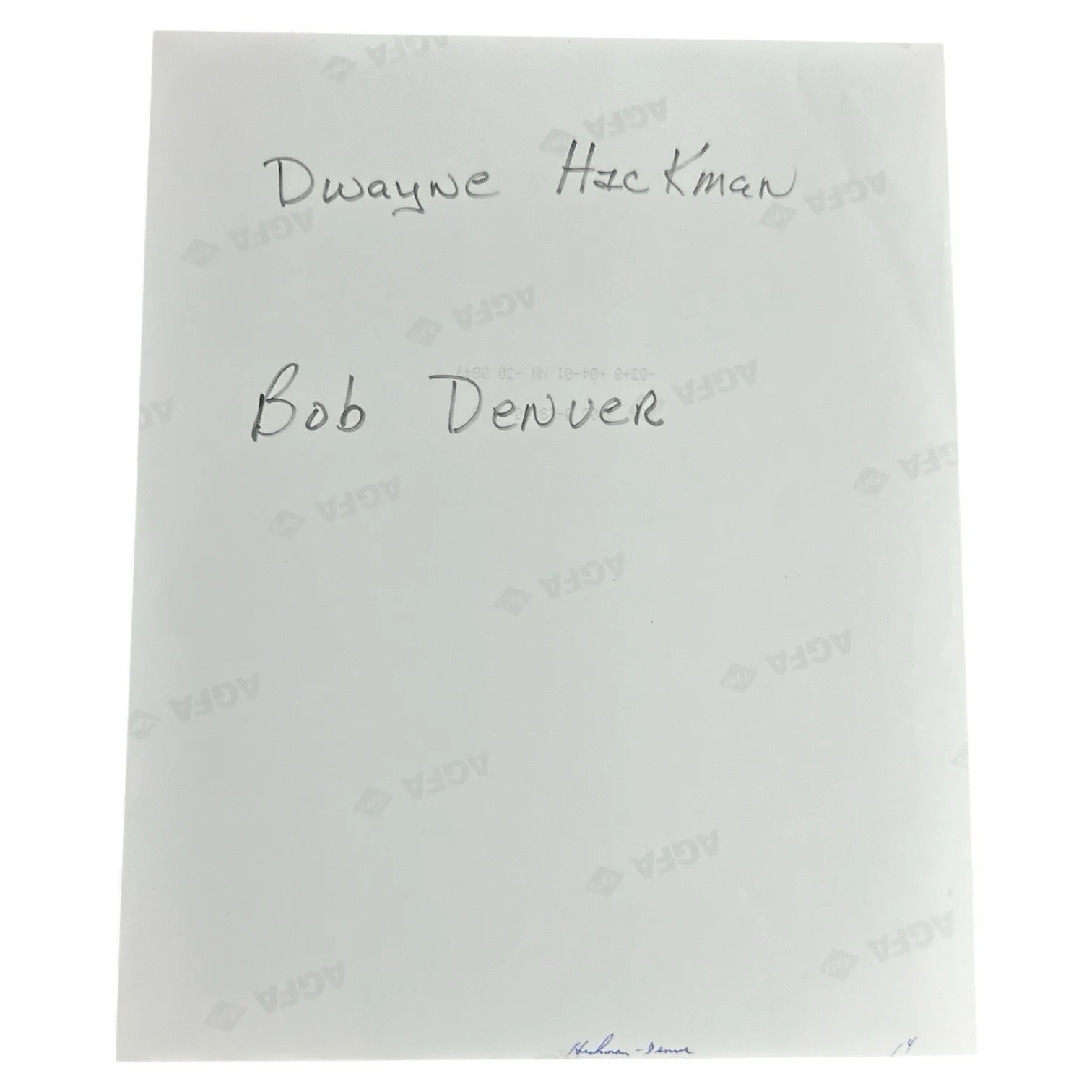 Bob Denver, Dwayne Hackman — Dobie Gillis Cast Autograph 8x10 Photo Signed by Bob Denver & Dwayne Hackman!, изображение 4
