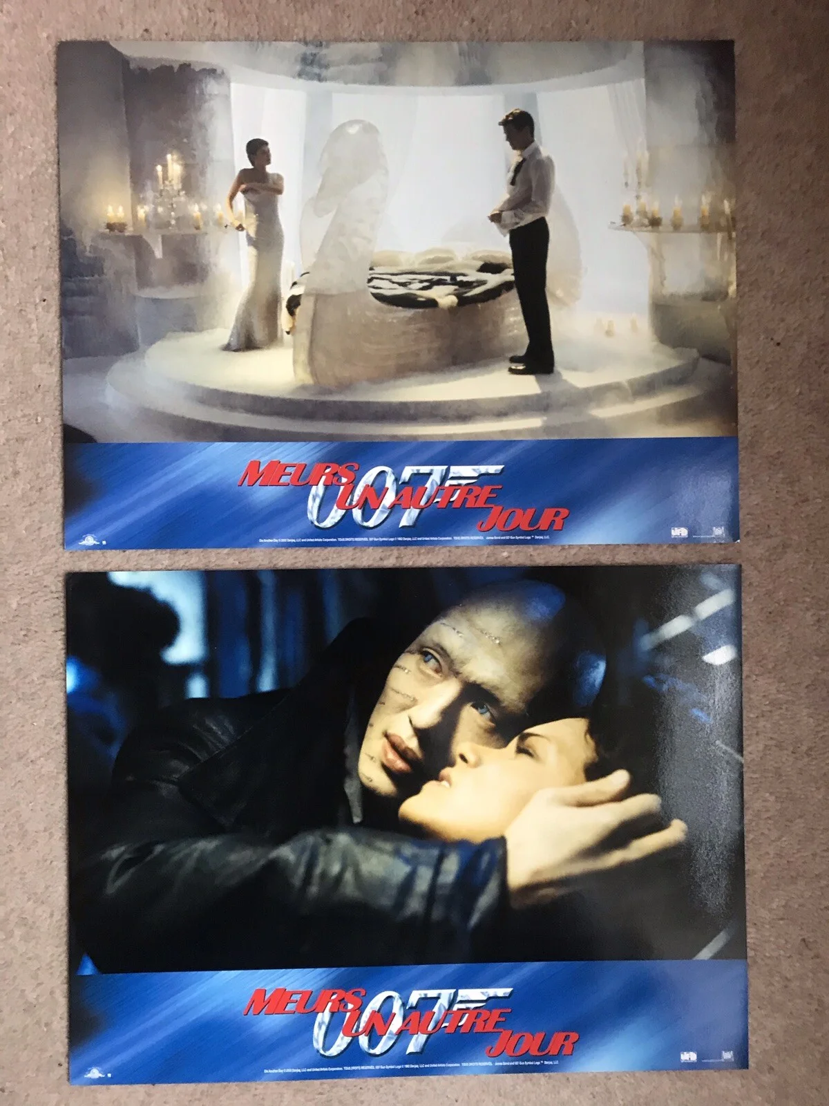 12 James Bond Die Another Day French Lobby Cards In Envelope, image 2